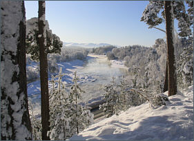 The Cairngorm National Park in winter