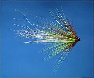 Speing Green Scottish Shrimp Needle Tube Fly