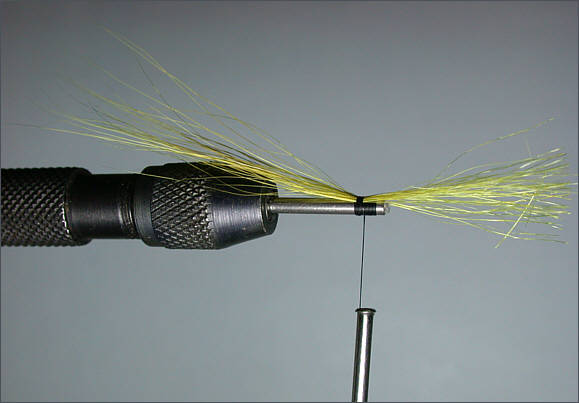 Scottish Shrimp Needle Tube Fly - step 1