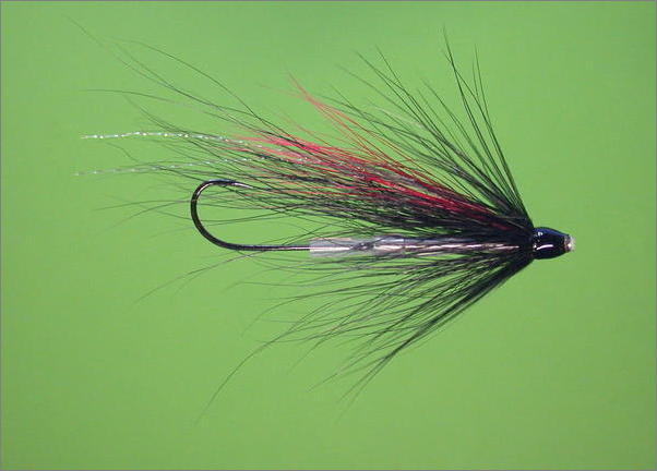 Sea Trout Tingler - black and red
