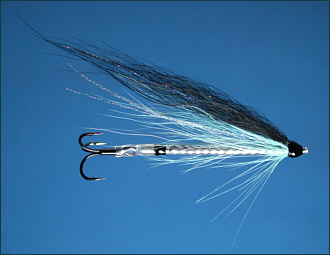 The Snake Tube Fly - Black and Blue