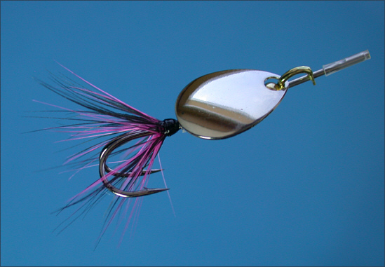 Spinhead with dressed hook