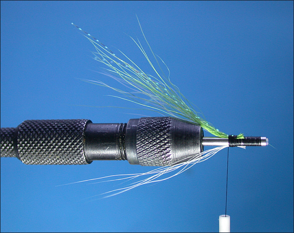 The Spring Green Tube Fly Step 4