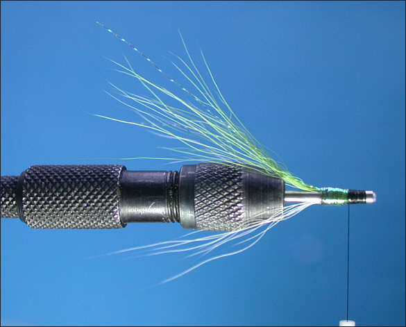 The Spring Green Tube Fly Step 5