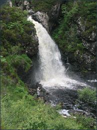 Fishing a Highland river