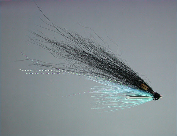 Wee Monkey Salmon Tube Fly - Blue